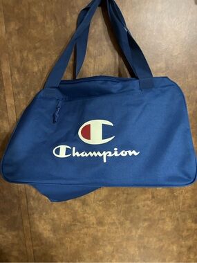 Champion Royal Blue Logo Shoulder Tote